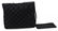GUCCI MONOGRAM BLACK SUEDE & LEATHER SHOULDER BAG - 2