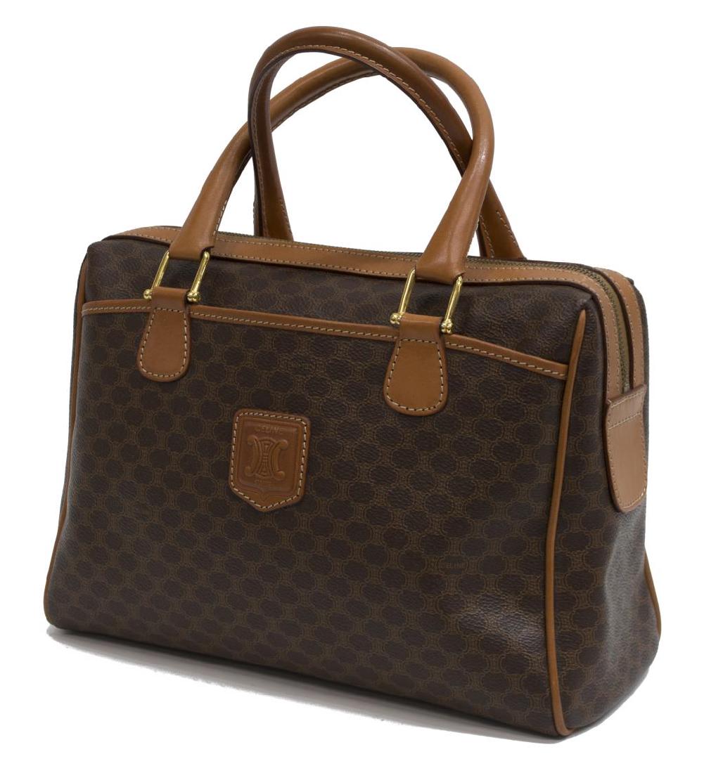 VINTAGE CELINE MACADAM MONOGRAM CANVAS HANDBAG (1 of 5)