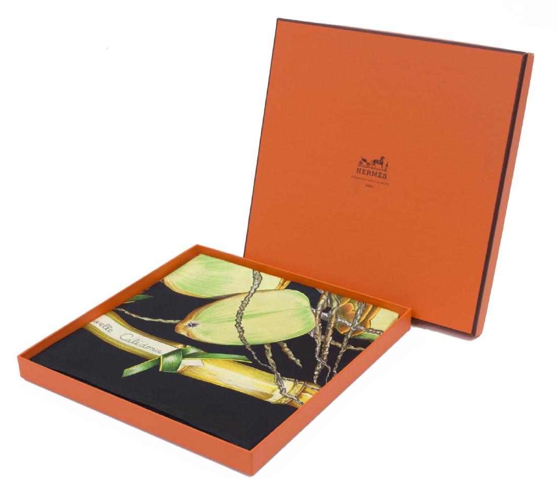 HERMES 'JARDIN CREOLE' SILK TWILL SQUARE SCARF (1 of 6)