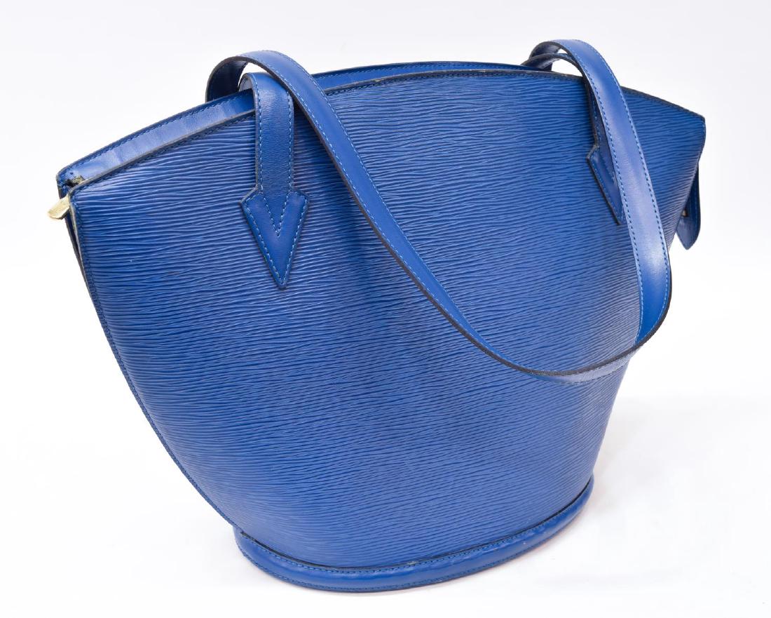 LOUIS VUITTON 'SAINT JACQUES' BLUE EPI LEATHER BAG (1 of 5)