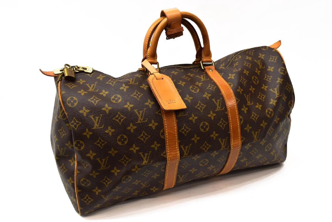 LOUIS VUITTON 'KEEPALL 50' MONOGRAM CANVAS DUFFLE (1 of 4)
