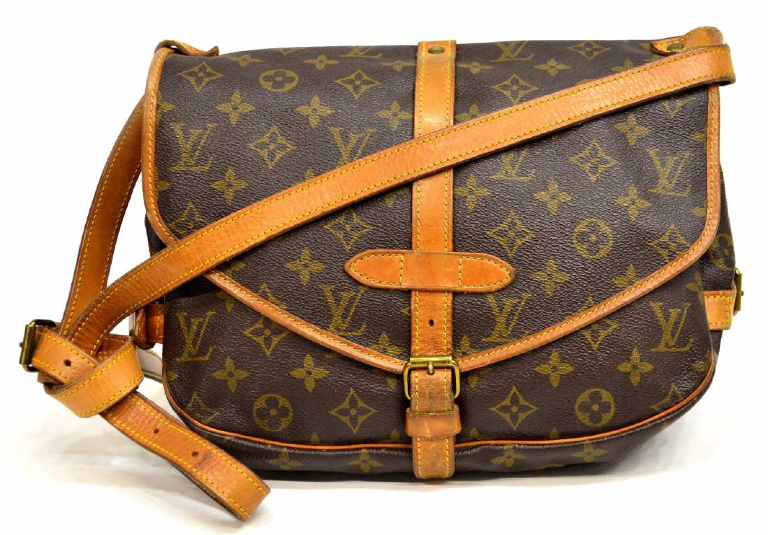LOUIS VUITTON SAUMUR CROSSBODY MESSENGER BAG (1 of 9)