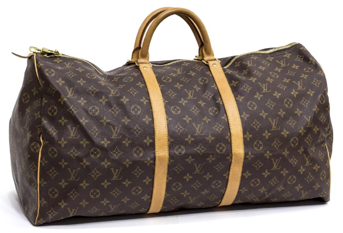 LOUIS VUITTON 'KEEPALL 60' MONOGRAM CANVAS DUFFLE (1 of 4)