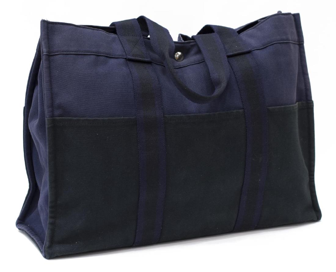 HERMES WOVEN DOUBLE HANDLED TOTE LAPTOP BAG (1 of 5)
