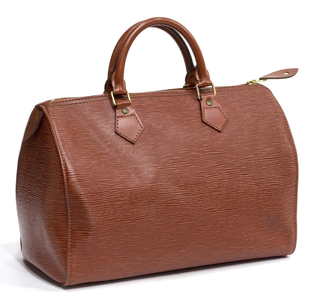 LOUIS VUITTON SPEEDY 30 BROWN EPI LEATHER HANDBAG (1 of 5)