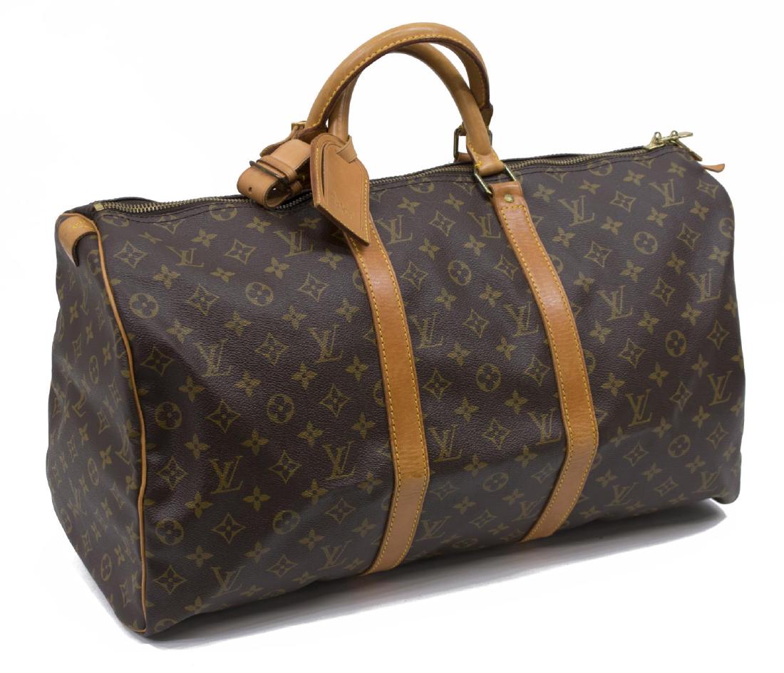 LOUIS VUITTON 'KEEPALL 50' MONOGRAM CANVAS DUFFLE (1 of 5)