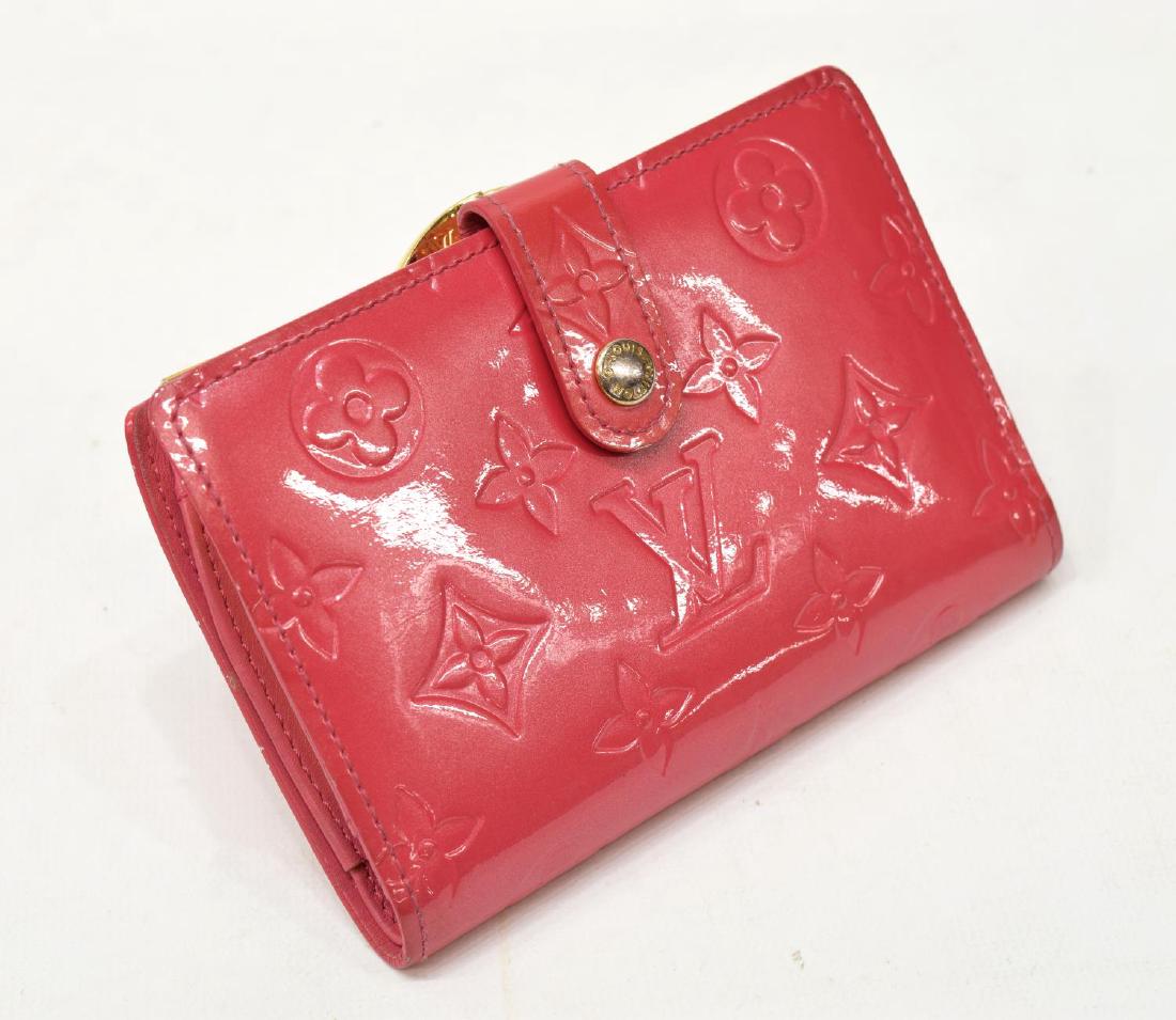 LOUIS VUITTON VIENNOIS PINK VERNIS MONOGRAM WALLET (1 of 5)
