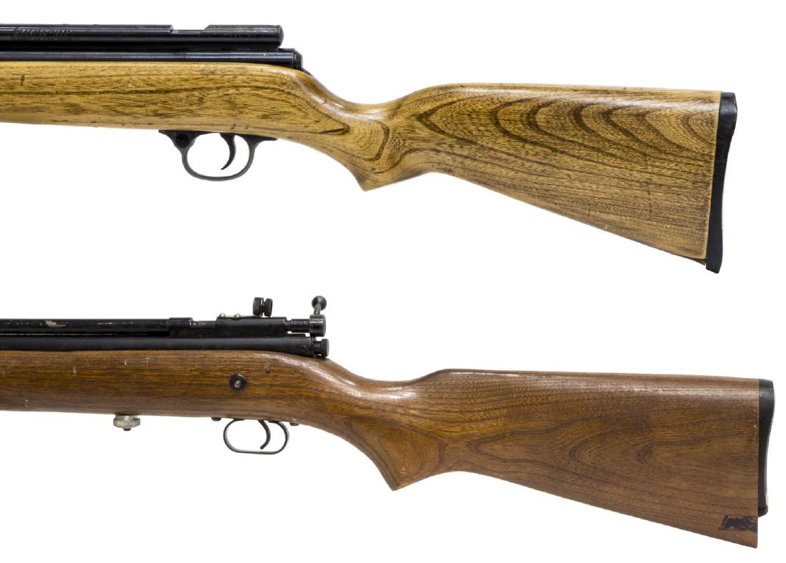 (2) CROSSMAN PUMP & CO2 RIFLES, .22 PELLETS