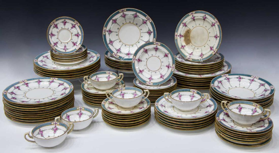 (93) MINTON PORCELAIN PERSIAN ROSE DINNER SERVICE (1 of 6)