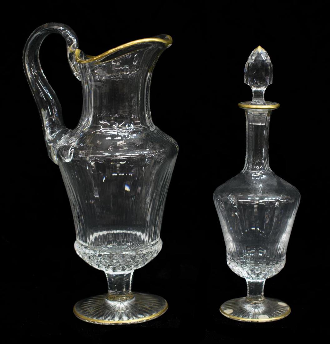 (2) SAINT LOUIS APOLLO CRYSTAL DECANTER & PITCHER (1 of 5)