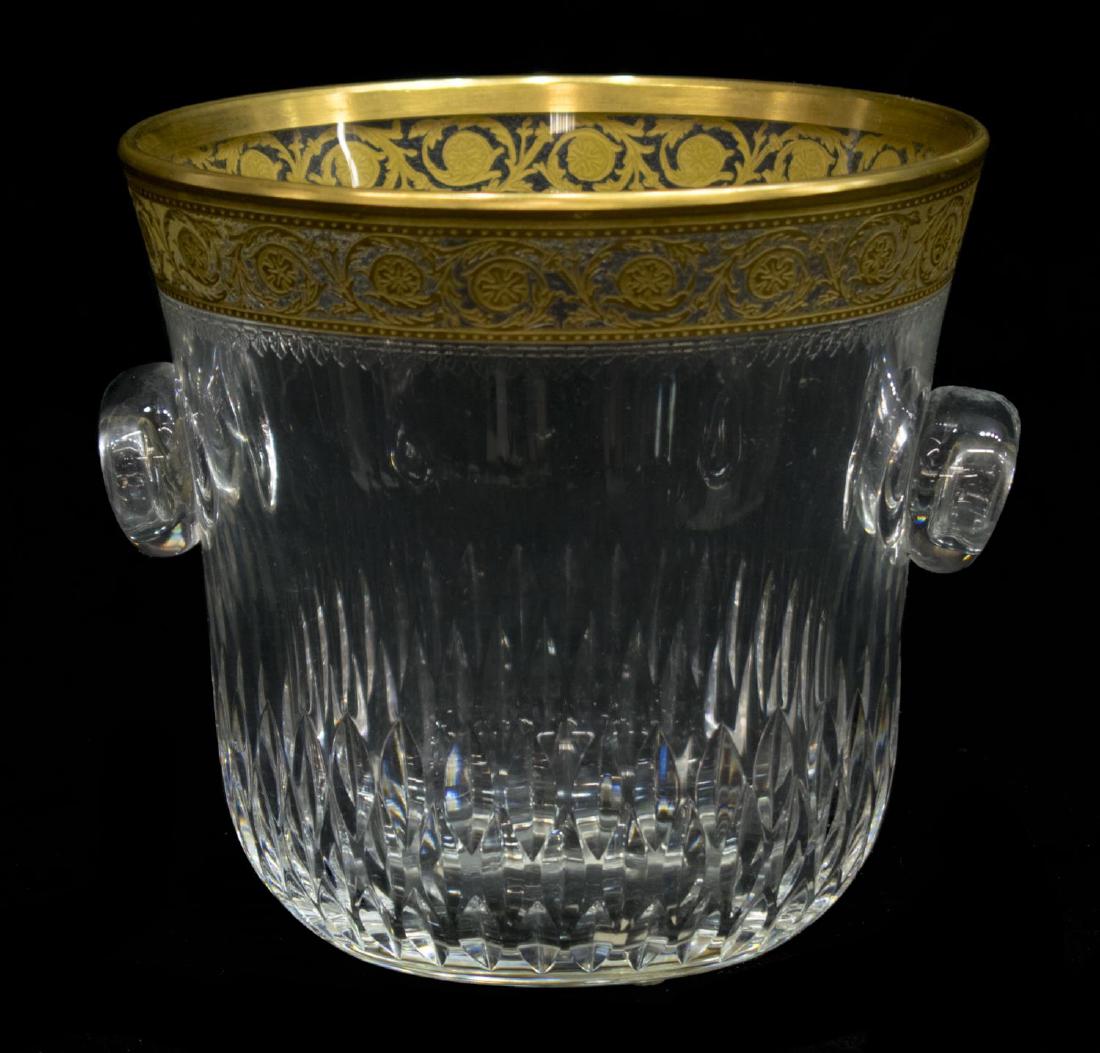 SAINT LOUIS 'THISTLE' GILT CRYSTAL ICE BUCKET (1 of 4)