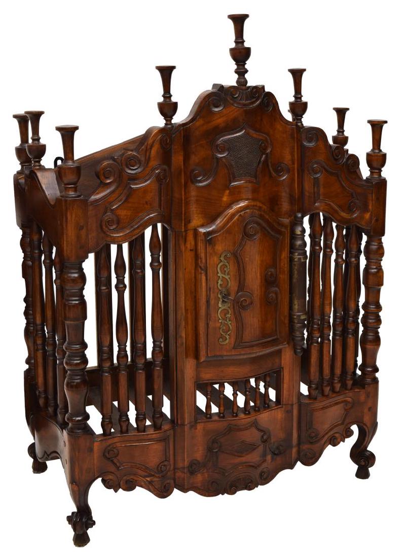 COUNTRY FRENCH WALNUT PANETIERE (1 of 2)