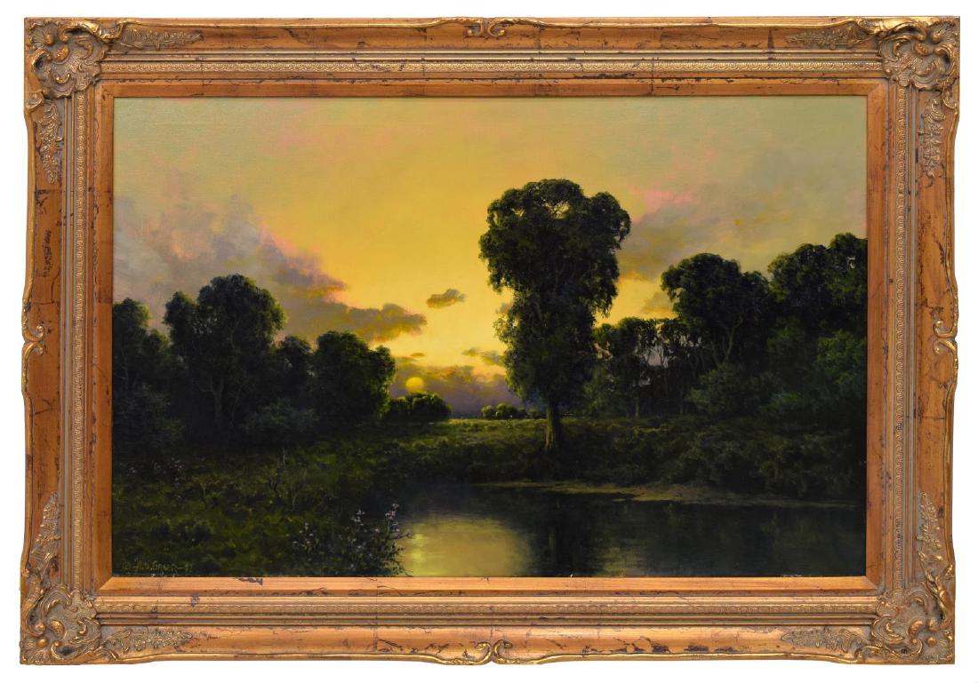 A.D. GREER (TEXAS 1904-1998) TEXAS LANDSCAPE O/C (1 of 5)
