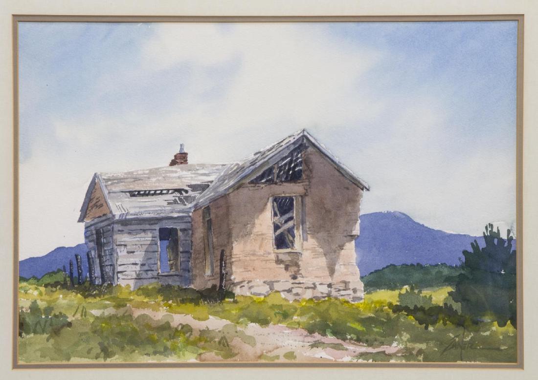 WILLIAM ZANER (TEXAS, 1930-2015) FRAMED WATERCOLOR (1 of 5)