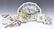 (6) QUIMPER ART POTTERY WALL POCKETS, TRAY, TRIVET