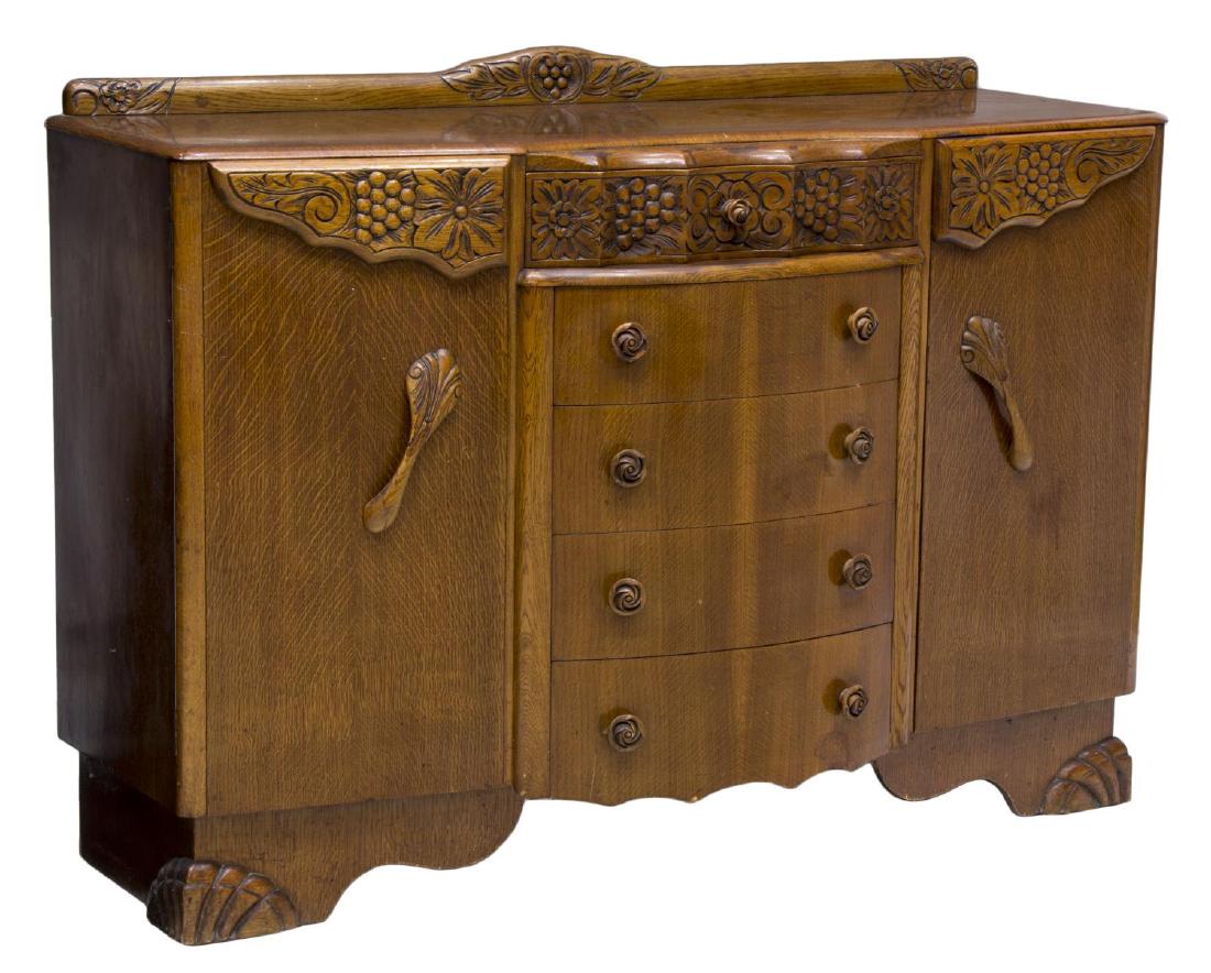 English Oak Validity Furniture Sideboard Or Buffet