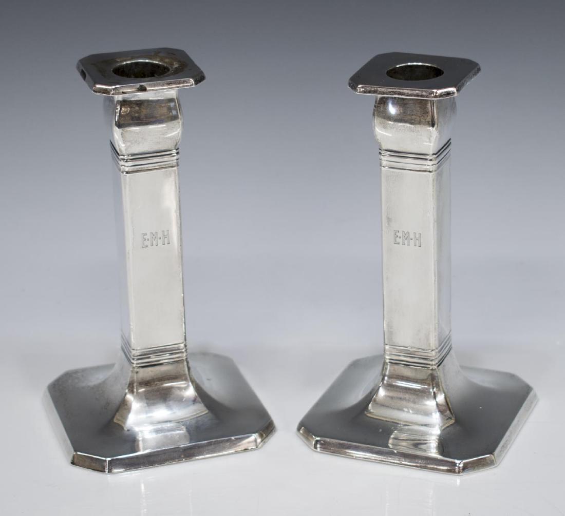 (2) TIFFANY & COMPANY STERLING SILVER CANDLESTICKS (1 of 3)