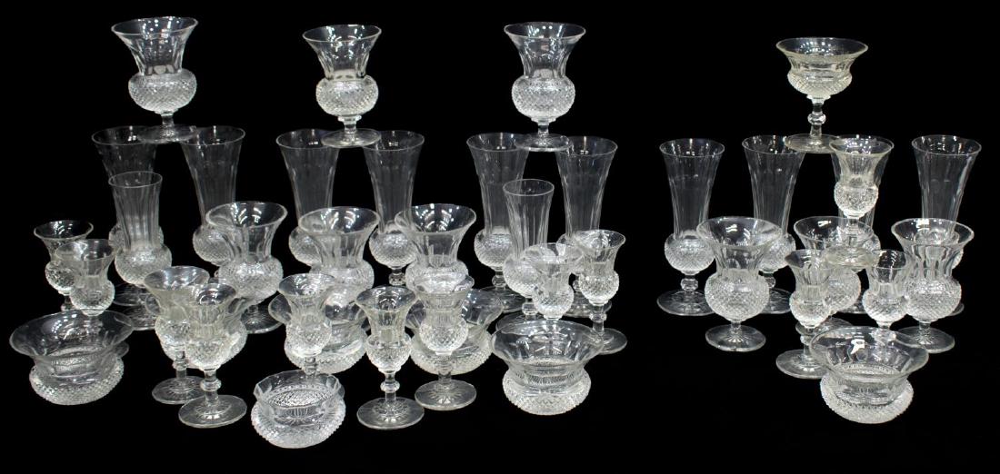 (41) EDINBURGH CRYSTAL THISTLE CRYSTAL STEMWARE (1 of 6)