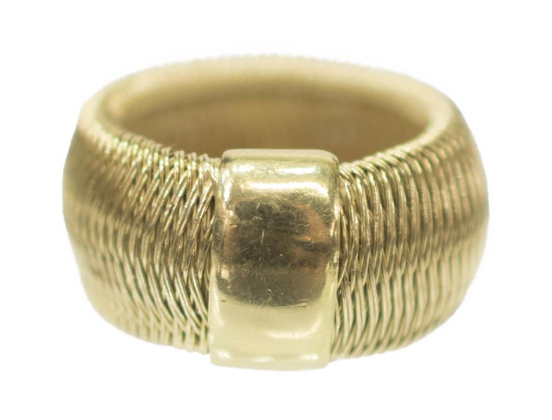 ROBERTO COIN ITALY 18KT GOLD ESTATE RING (1 of 4)