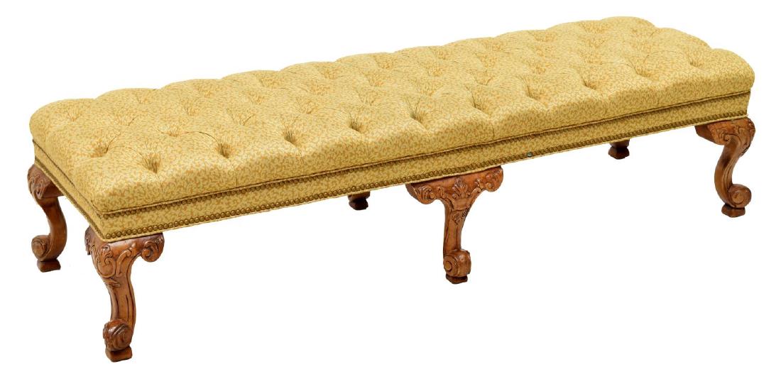 CONTEMPORARY UPHOLSTERED END OF BED BENCH (1 of 2)