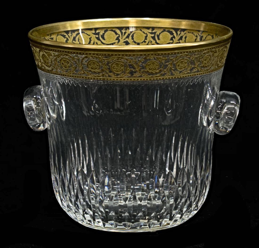 SAINT LOUIS 'THISTLE' GILT CRYSTAL ICE BUCKET (1 of 4)