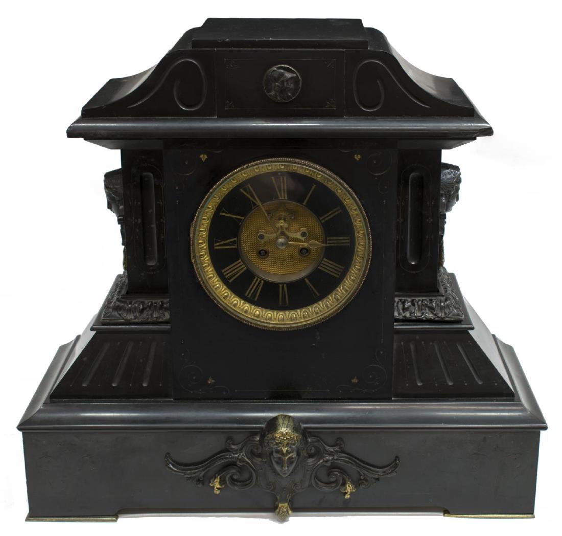 LARGE S. MARTI ET CIE SLATE MANTLE CLOCK (1 of 7)