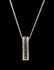 LADIES 14KT WG & DIAMOND ESTATE PENDANT & CHAIN