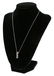 LADIES 14KT WG & DIAMOND ESTATE PENDANT & CHAIN - 2
