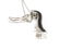 LADIES 14KT WG & DIAMOND ESTATE PENDANT & CHAIN - 4