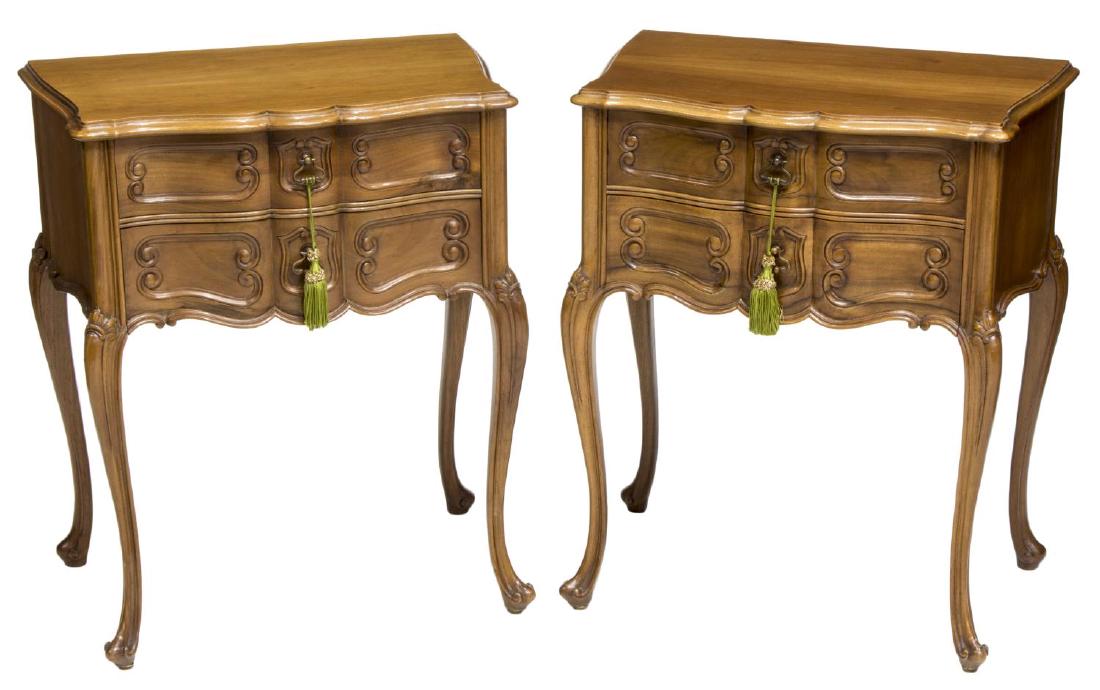 (2) CONTINENTAL BEDSIDE NIGHTSTAND CABINETS (1 of 2)