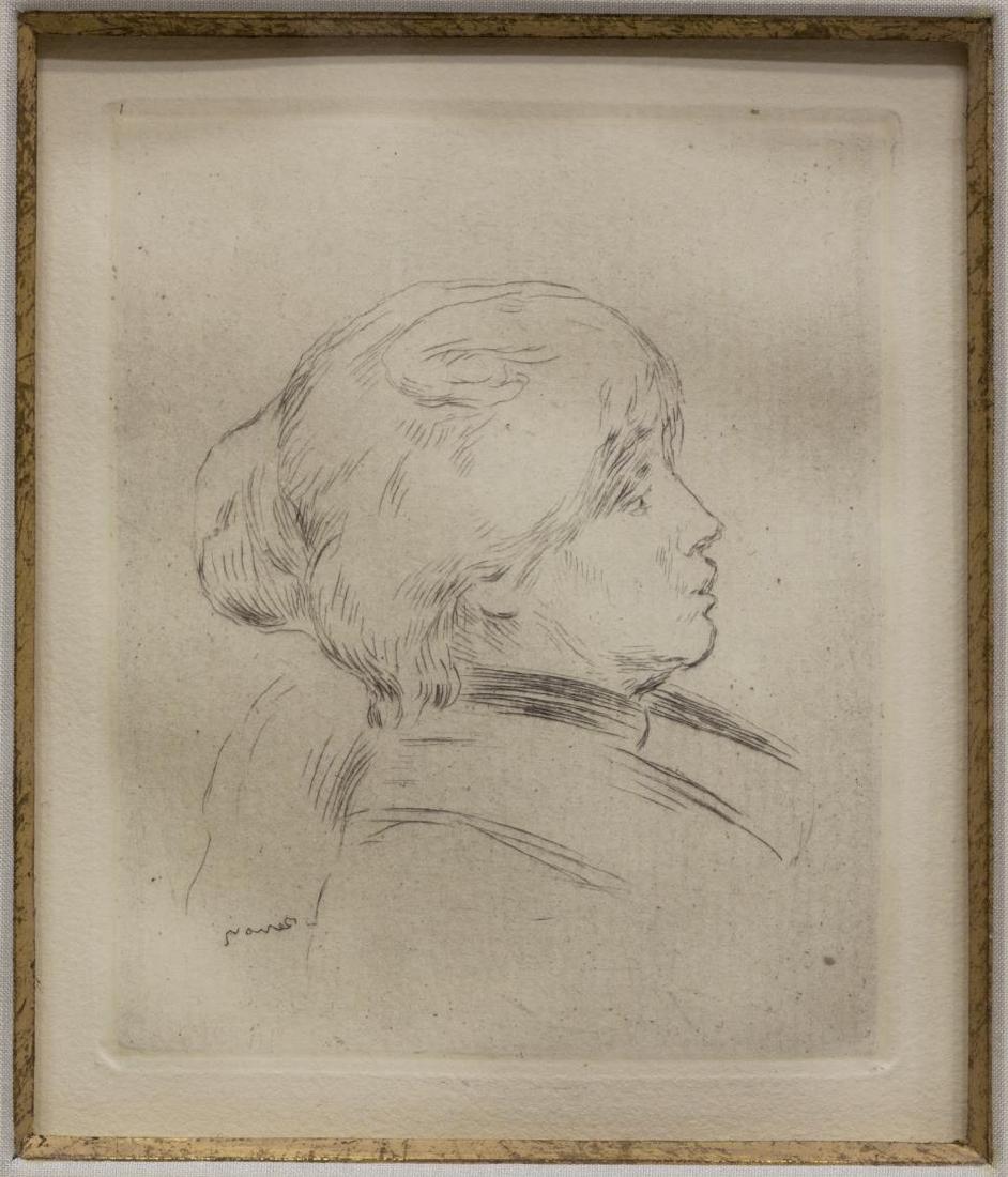 AFTER RENOIR, 'BERTHE MORISOT' FRAMED ETCHING (1 of 4)