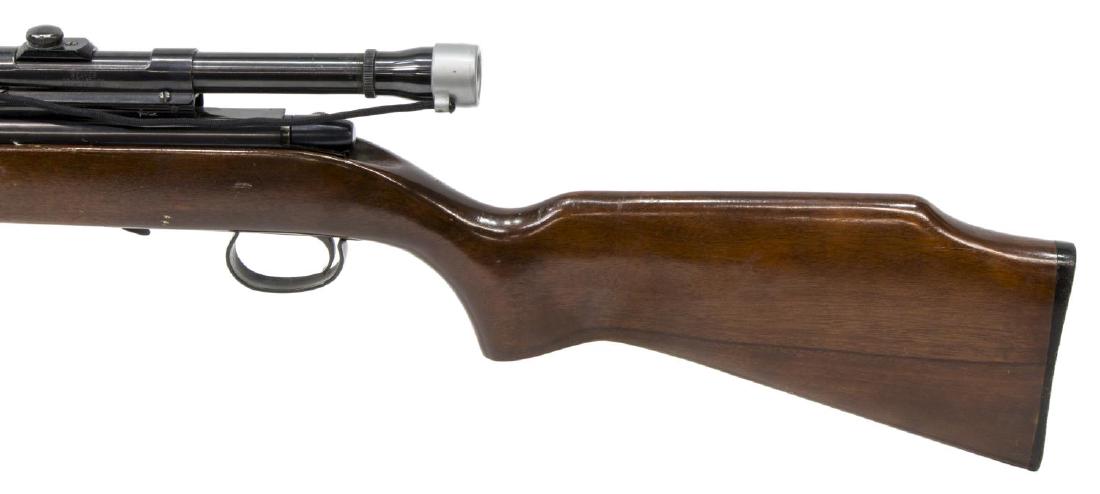 REMINGTON MODEL 581 RIFLE, .22 CALIBER: Remington Model 581 rifle, .22 S, L, LR caliber, magazine fed, bolt action, 24" barrel, mounted Weaver J4 scope, lacking magazine, SN 1042XXX *REQUIRES FFL TRANSFER* Start Price: $125.00