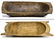 (2) PRIMITIVE CARVED WOOD DOUGH BOWLS - 2