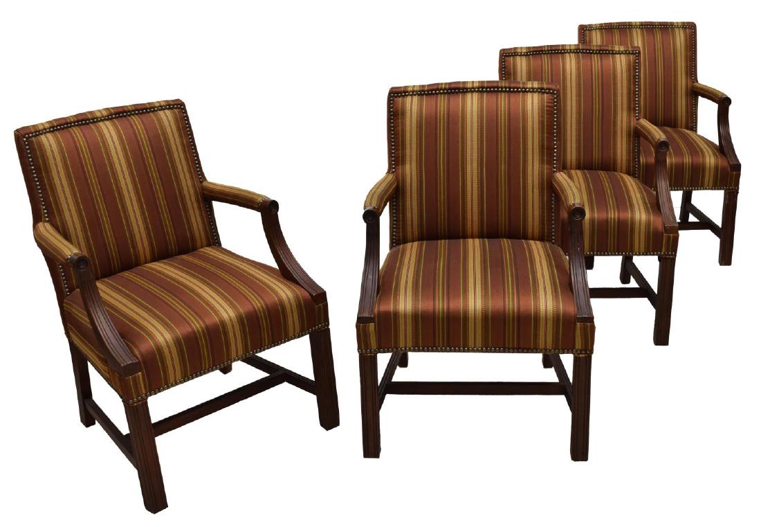 (4) FAIRFIELD FEDERAL STYLE ARM CHAIRS (1 of 4)