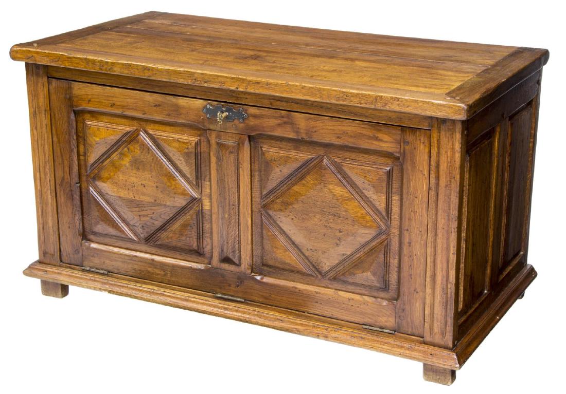 FRENCH DROP-FRONT TRUNK OR CHEST (1 of 3)
