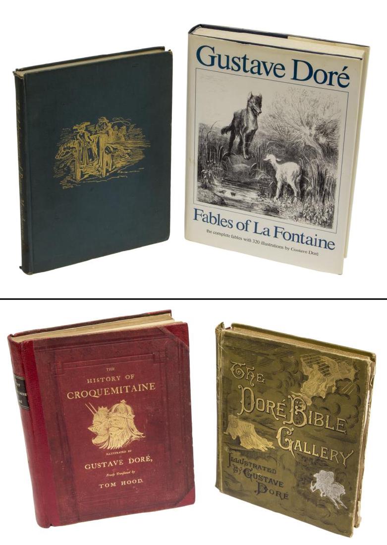 (4) BOOKS ILLUSTRATED BY GUSTAVE DORE (1832-1883) (1 of 10)