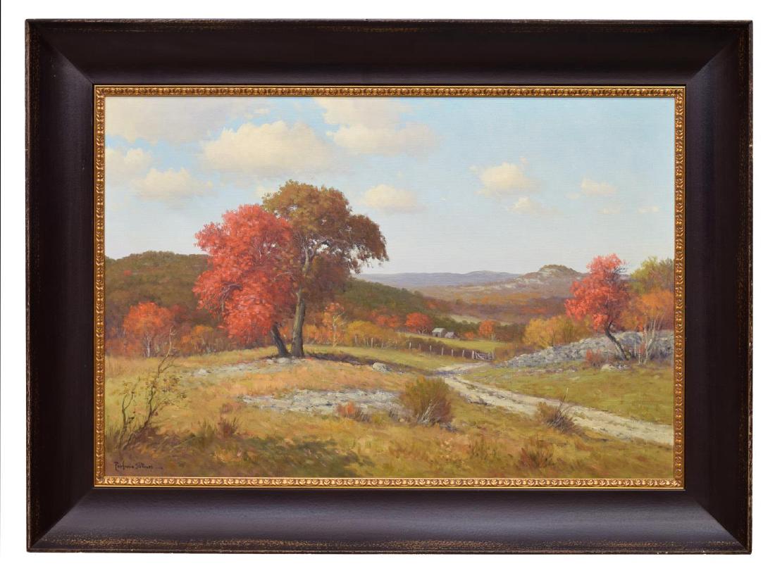PORFIRIO SALINAS (1910-1973) TEXAS FALL, 24" x 36" (1 of 7)