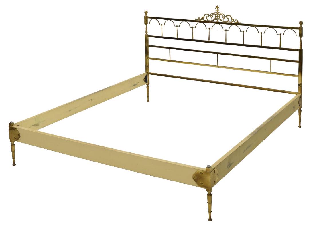 ITALIAN BRASS BED IN THE STYLE OF MAISON BAGUES (1 of 3)