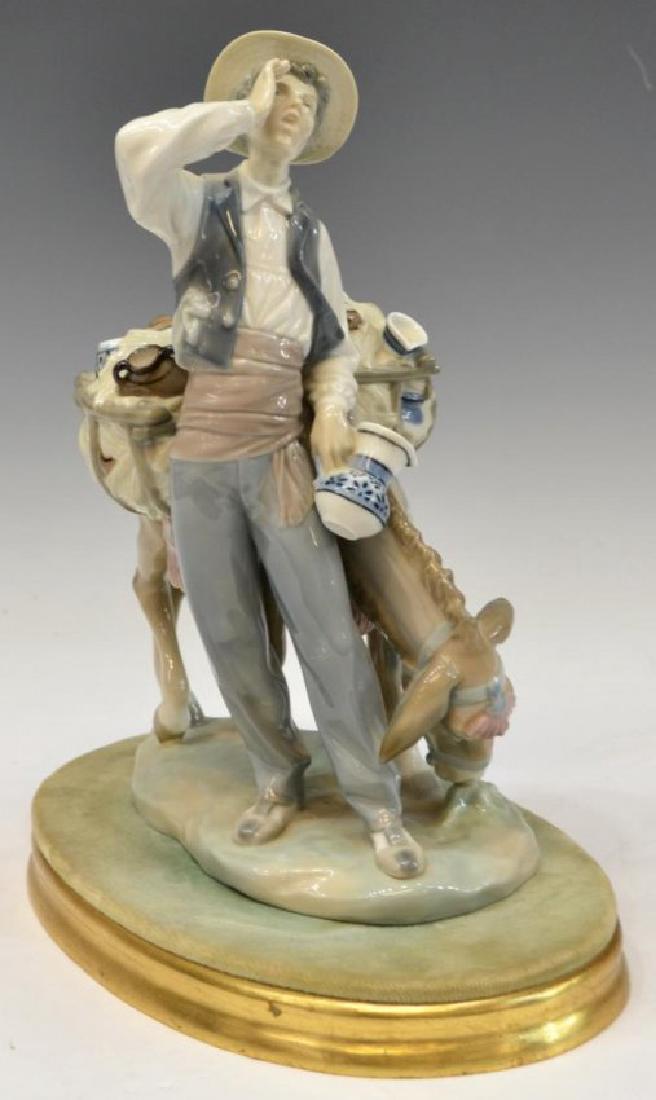 LLADRO FIGURAL GROUP, "PEDDLER", #4859 (1 of 6)
