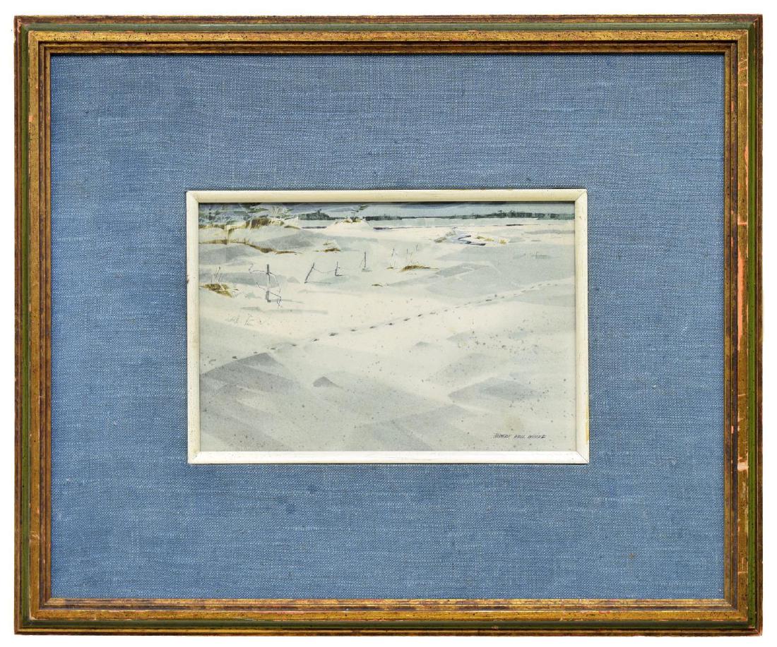 ROBERT ERIC MOORE (1927-2006) SNOW SCENE (1 of 6)
