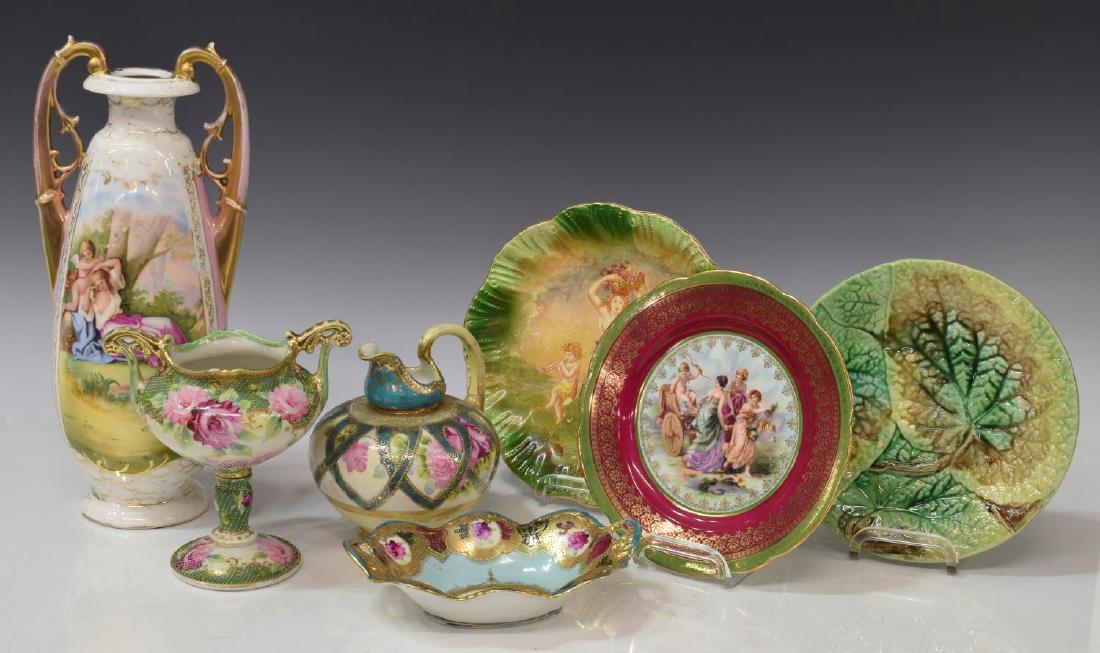 (6) COLLECTION PORCELAIN CABINET ITEMS, NIPPON (1 of 3)