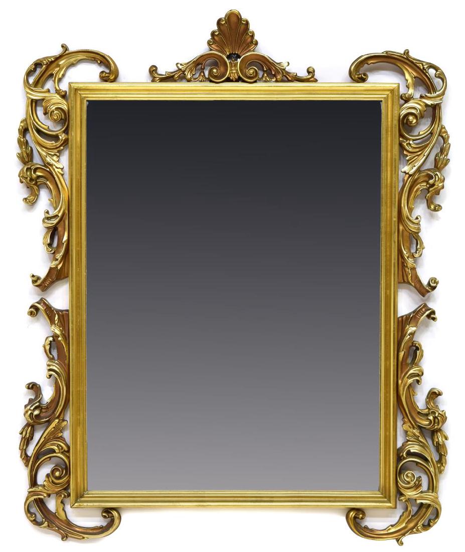 ITALIAN GILT AND PIERCED FOLIATE WALL MIRROR (1 of 3)