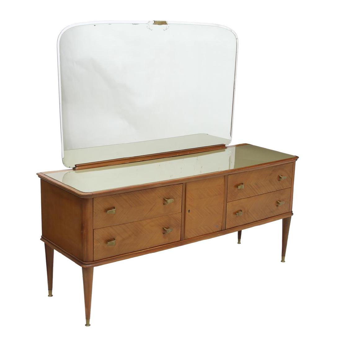 ITALIAN MID-CENTURY MODERN MIRRORED COMMODE (1 of 4)