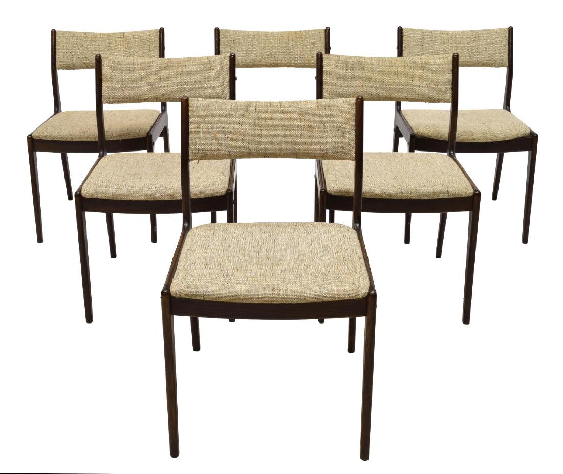 (6) DANISH MID-CENTURY MODERN DINING CHAIRS (1 of 3)