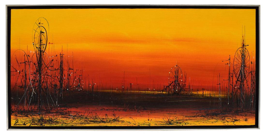 EMILE GERARD (FRANCE, B. 1932) ABSTRACT FANTASY (1 of 4)