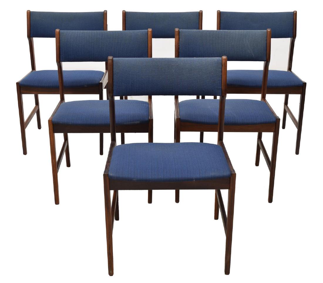 (6) DANISH MID-CENTURY MODERN TEAKWOOD SIDE CHAIRS (1 of 4)