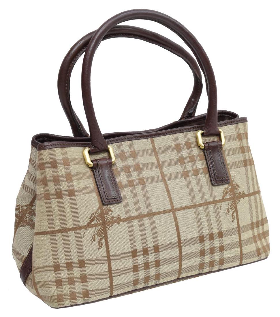 BURBERRY NOVA CHECK CANVAS HANDBAG (1 of 4)