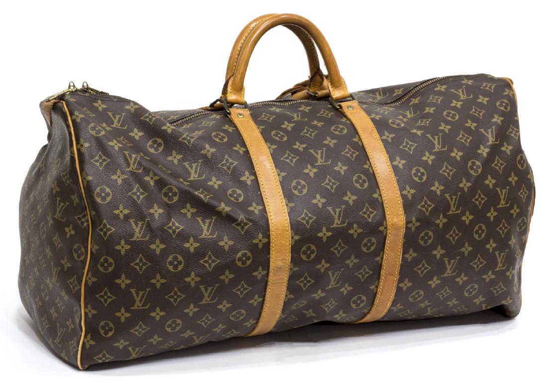 LOUIS VUITTON 'KEEPALL 60' MONOGRAM CANVAS DUFFLE (1 of 4)