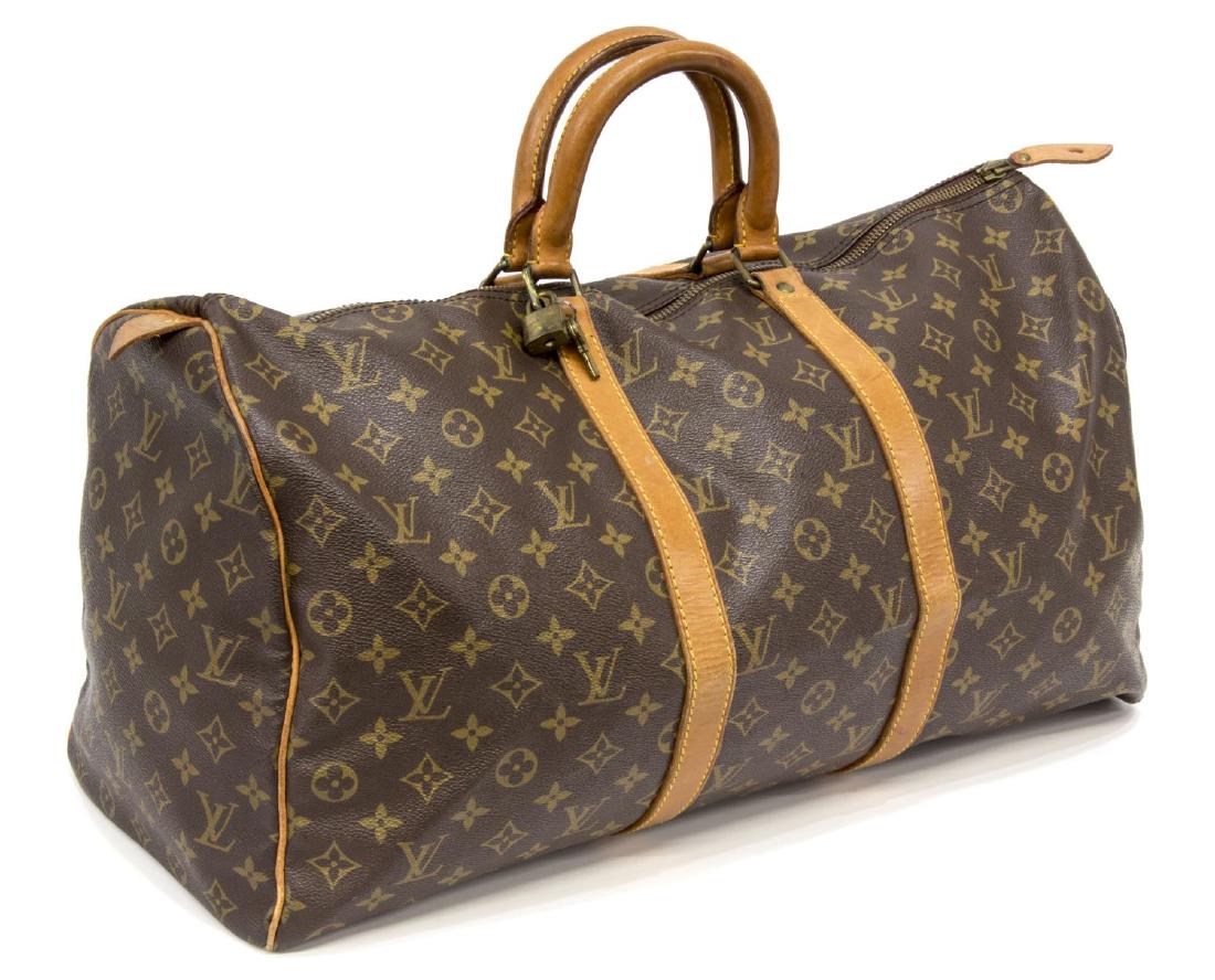 LOUIS VUITTON MONOGRAM CANVAS KEEPALL DUFFLE BAG (1 of 5)