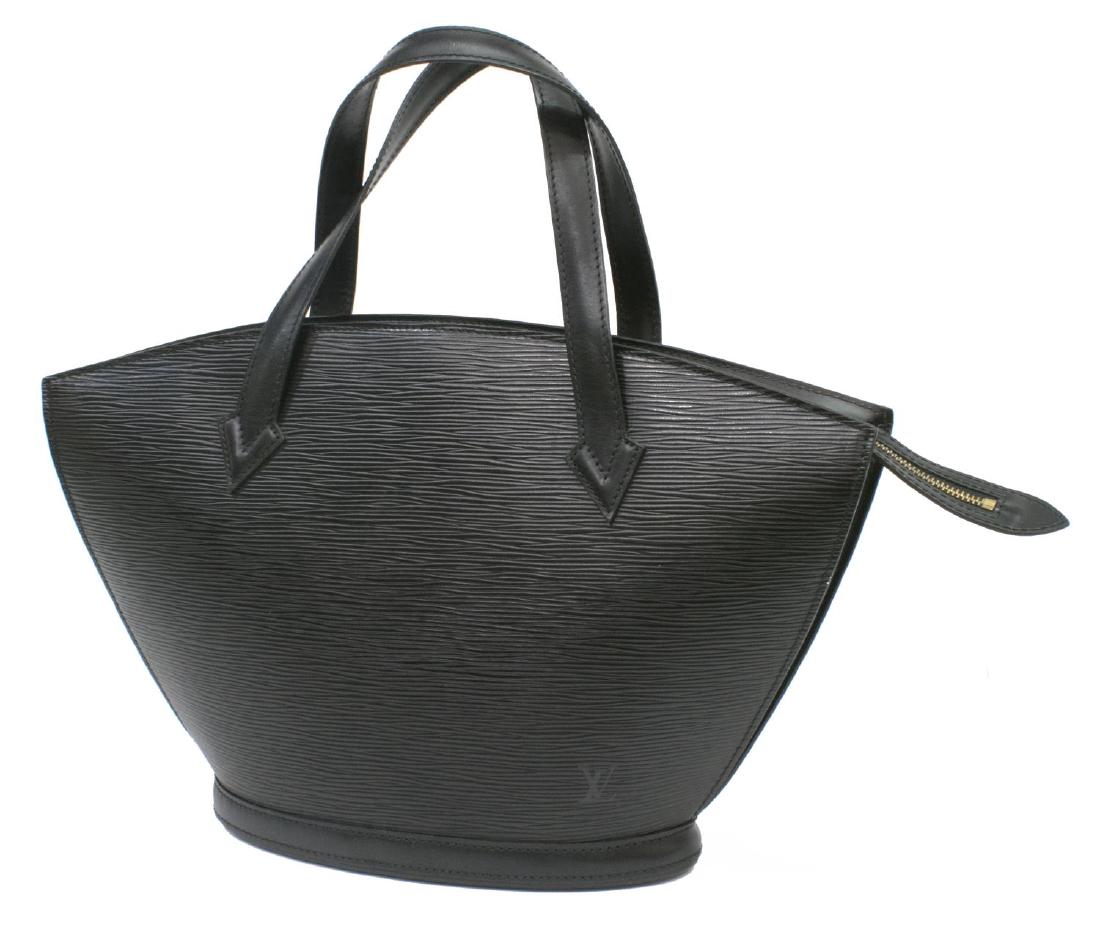LOUIS VUITTON ST JACQUES BLACK EPI LEATHER HANDBAG (1 of 4)